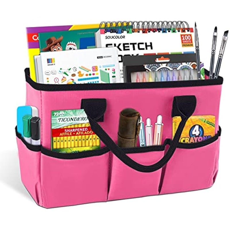 Arabest Desktop Tote Organize, Teacher Helper Tote Bag Organization for Arts - Image 1